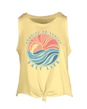 NWOT  Yellow Sunrise To Sunset Muscle Tank Top X-LARGE