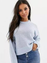 ASOS light blue pullover sweater