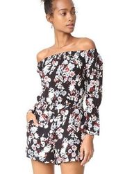 Cupcakes & Cashmere Gia Floral Romper Size Medium