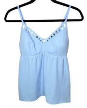 Candies Light Blue Babydoll Tank Top