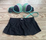 Merona bathing suit - top size large bottom size medium