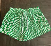 Checkered  Shorts Size Large
