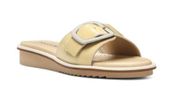 Donald Pliner Womens 7 Rini Leather Slide Sandal NEW