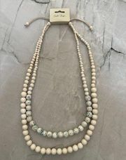 Charlie Paige Boho Beaded Necklace