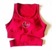 Laura Simpson Ryderwear Women’s XS Fitness Crop Top Red