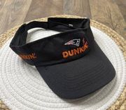 Dunkin Donuts New England Patriots NFL Visor Hat Adult One Size