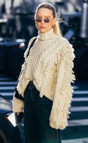 Ulla Johnson Alpaca Amore Pullover Sweater In Cream