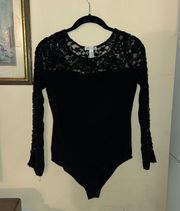 lace sweetheart bodysuit