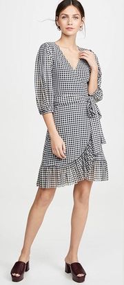 Gingham Wrap Dress