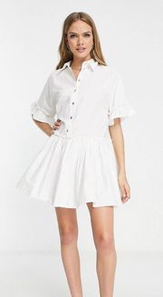 Shirt Smock Mini Dress