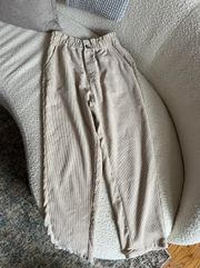 Cream Corduroy Pants