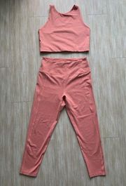 Girlfriend Collective 2 piece workout set Large