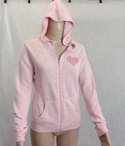 women size medium Pink hooded swearshirt