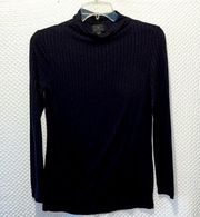 Worthington Sheer Black turtleneck size XS