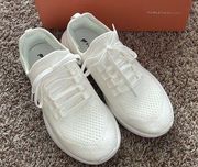 white Easton sneakers new in box