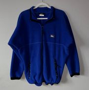 Vintage REI blue full zip fleece jacket 