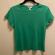 Lilly Pulitzer Vintage Label Green Short Sleeve T-Shirt Size Medium