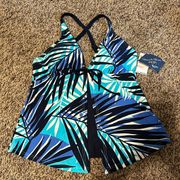 NWT Malibu dream girl beach diva swim top