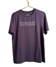 Peloton Short Sleeve Tee Women's M Purple Activewear Casual