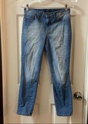 Jessica Simpson Light Wash Uptown High Rise Crop Jeans size 29