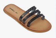 NWT O’Neill Size 9 Women’s Black Cyprus Island Sandals Strappy Sandals