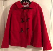 Red Pea Coat