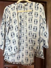 Mimi Chica Ladies Size Small Short Kimono Cover Up Blouse