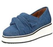 Veronica Beard Denim Effie Platform Sneakers