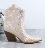 Rhinestone Ankle Boots