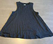 Nordstorm Black Racer Back Tank Top‎ Women's Size Small 7/8