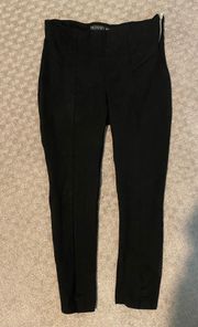 Like new  high waisted cropped side zip leggings/pants.