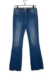 Driftwood Size 29 Rosie Button Fly Flare Jeans