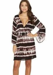 NWT Jack by BB Dakota Printed Laina Kimono Sleeve Mini Dress Women's Size XS