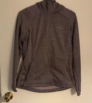 Columbia  Jacket Womens Small Full Zip Long Sleeve Purple Fleece Outdoors Casual