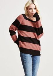 Forever 21 ✨ Striped Crew Neck Sweater✨