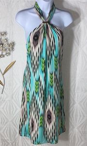 Jlo Tribal Halter Dress