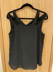 Black Sleeveless blouse