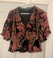 Nasty Gal Nasty Girl Paisley Shirt