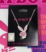 Playboy Playmate Of The Year Pink Rhinestone Necklace