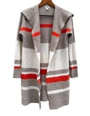 Caslon Wool Blend Open Front Cardigan Sweater
