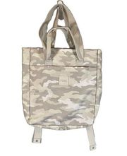 VS Pink Gray Camouflage Convertible Tote School Gym Backpack Women