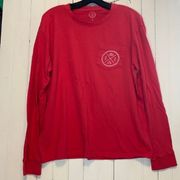 Sand Cloud Long Sleeve Tee Hot Pink Graphic Size L