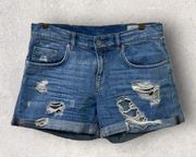 AllSaints Rip Short Indigo Blue