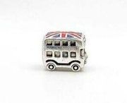 Pandora Enamel Jack Union Bus United Kingdom Authentic Charm