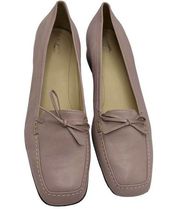EASY SPIRIT COMFORT2 PINK LOAFERS WITH BOW SIZE 10