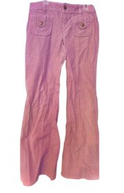 Dusty Pink Flare Pants