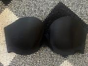 Black Strapless Bra