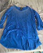 Blue Sparkly Shirt