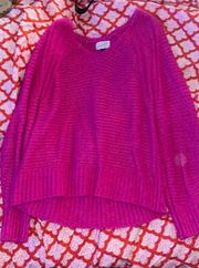 Oversized Hot pink sweater