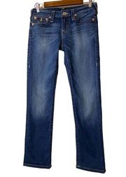 True Religion Slim Straight with Flap Pockets Jeans‎ in Island Song SZ 28